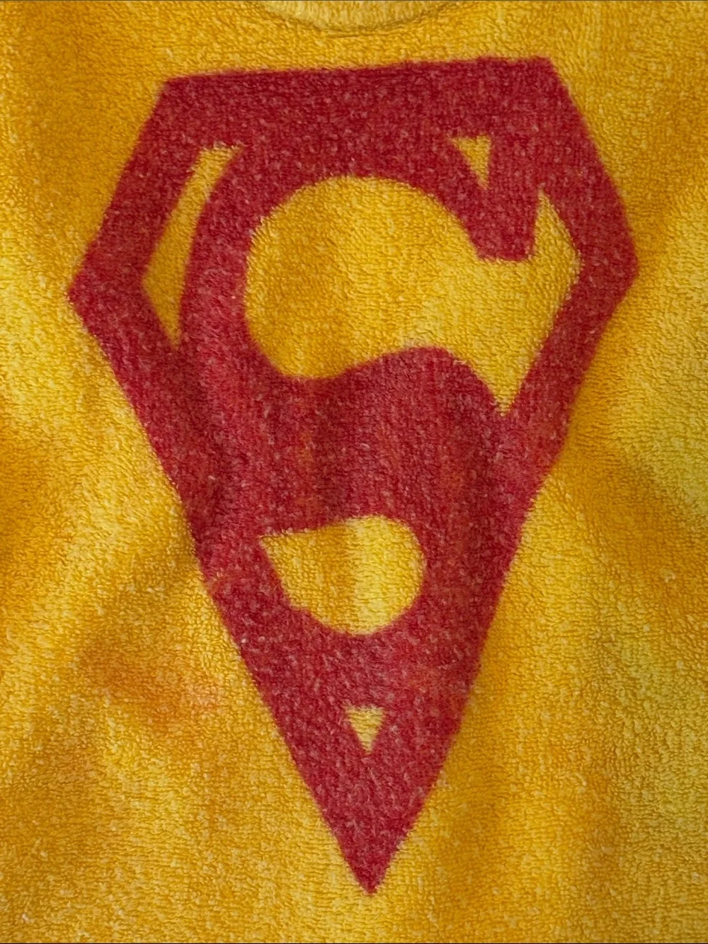 Vintage Stecke Baby One-Piece Superman Superhero Emblem 0-3 months